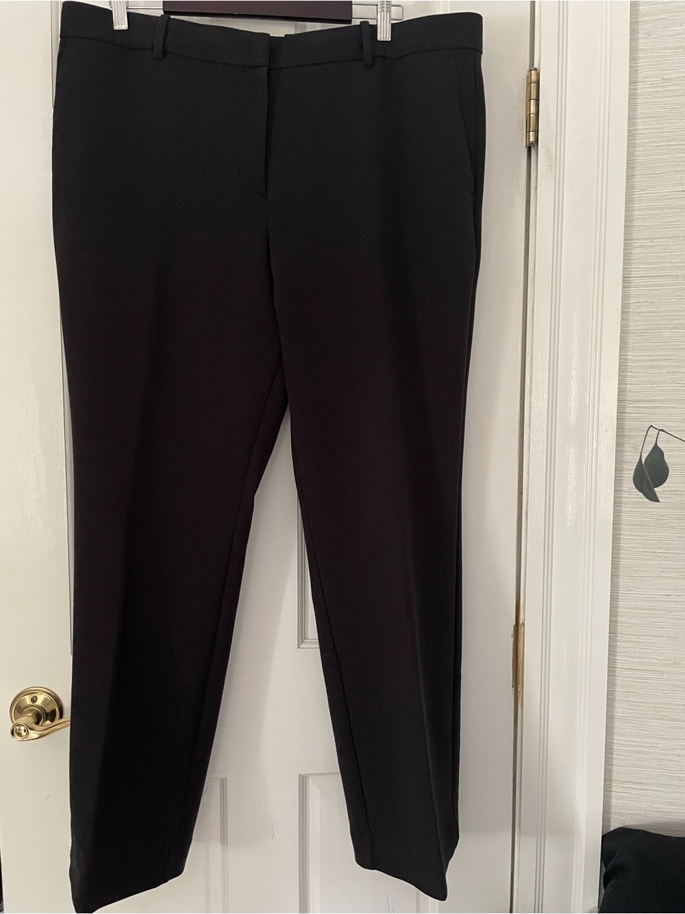 Ann Taylor NWT The Straight Pant in Curvy aka the Sophia Pant in Black Size 18 - Picture 6 of 7